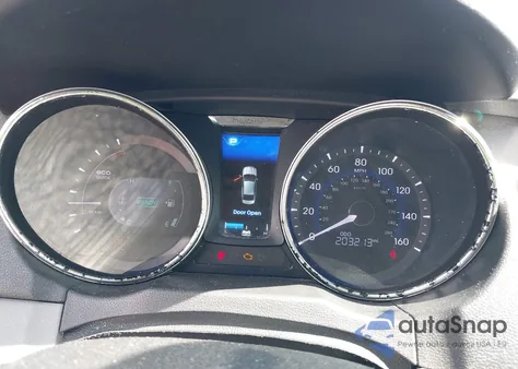 2014 Hyundai Sonata Hybrid из США, поврежденный, VIN KMHEC4A45EA118080